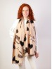 Super Soft Reversible Cashmere Feeling Heart Design Scarf